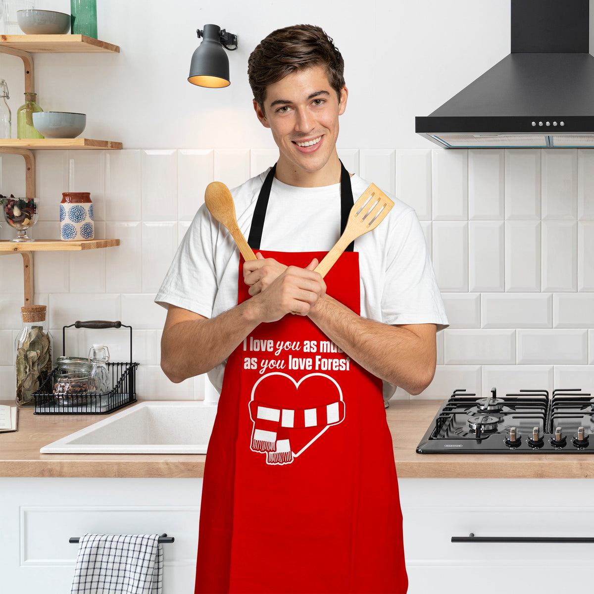 Love you as much as You Love Forest - Novelty Apron