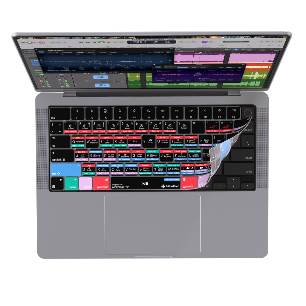 Apple Logic Pro Keyboard Covers for MacBook and iMac