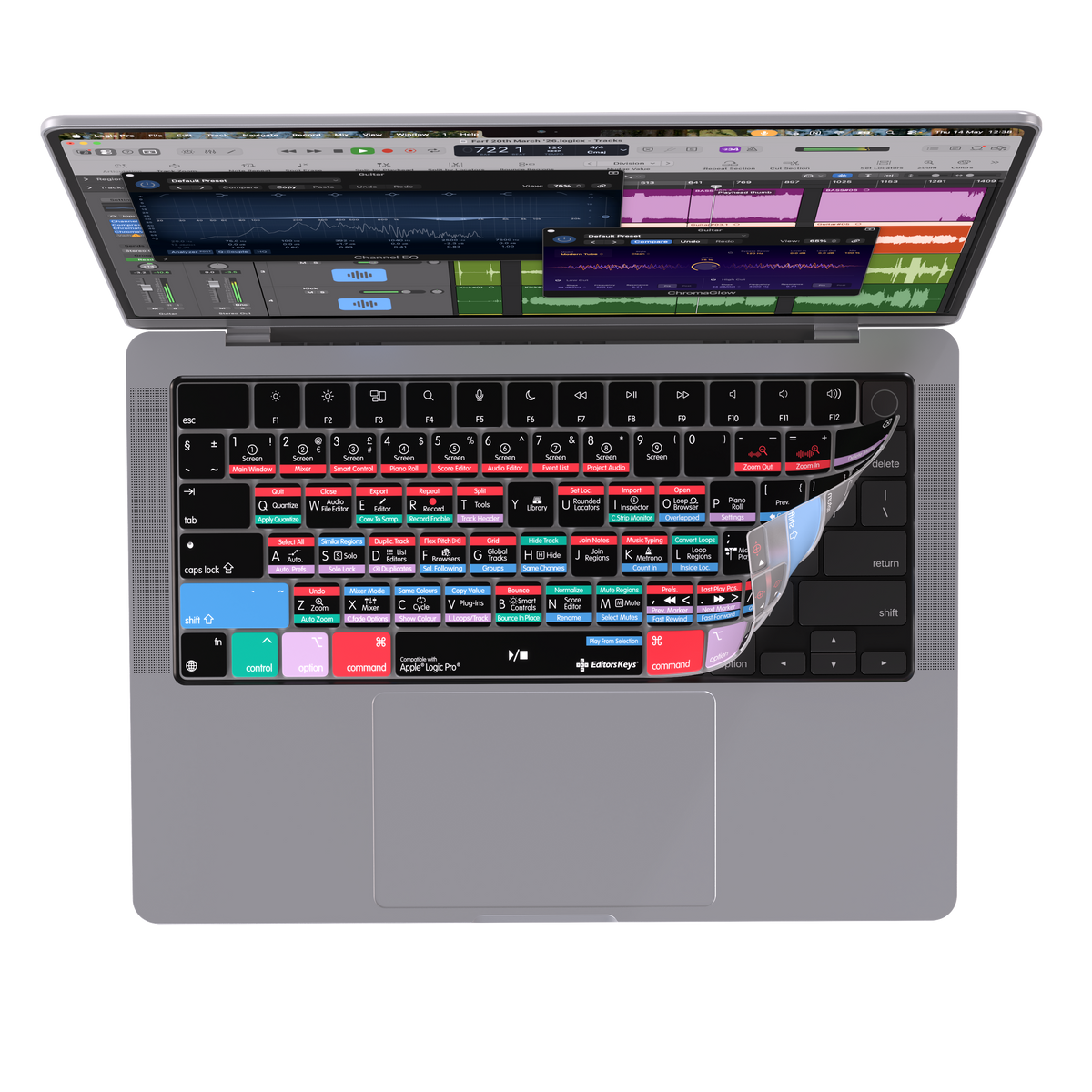 Apple Logic Pro Keyboard Covers for MacBook and iMac