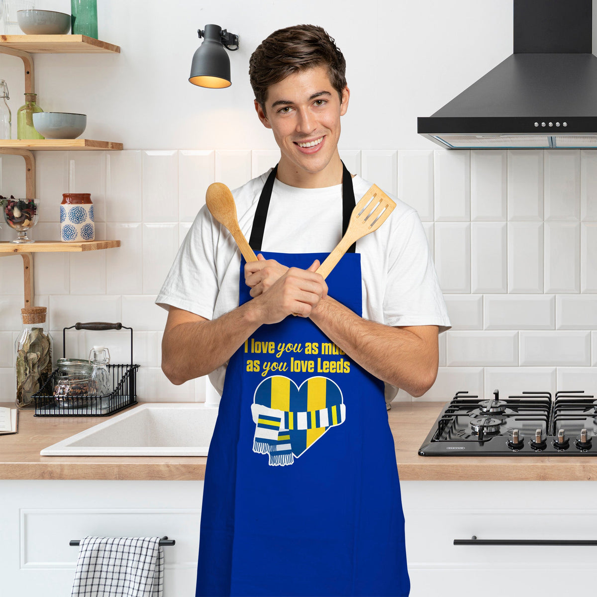 Love you as much as You Love Leeds - Novelty Apron