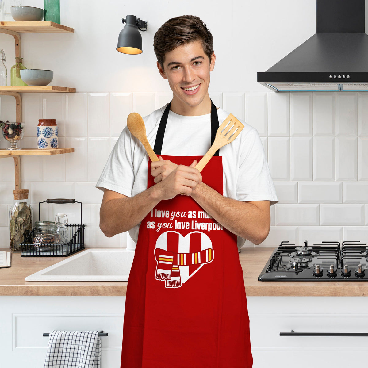 Love you as much as You Love Liverpool - Novelty Apron
