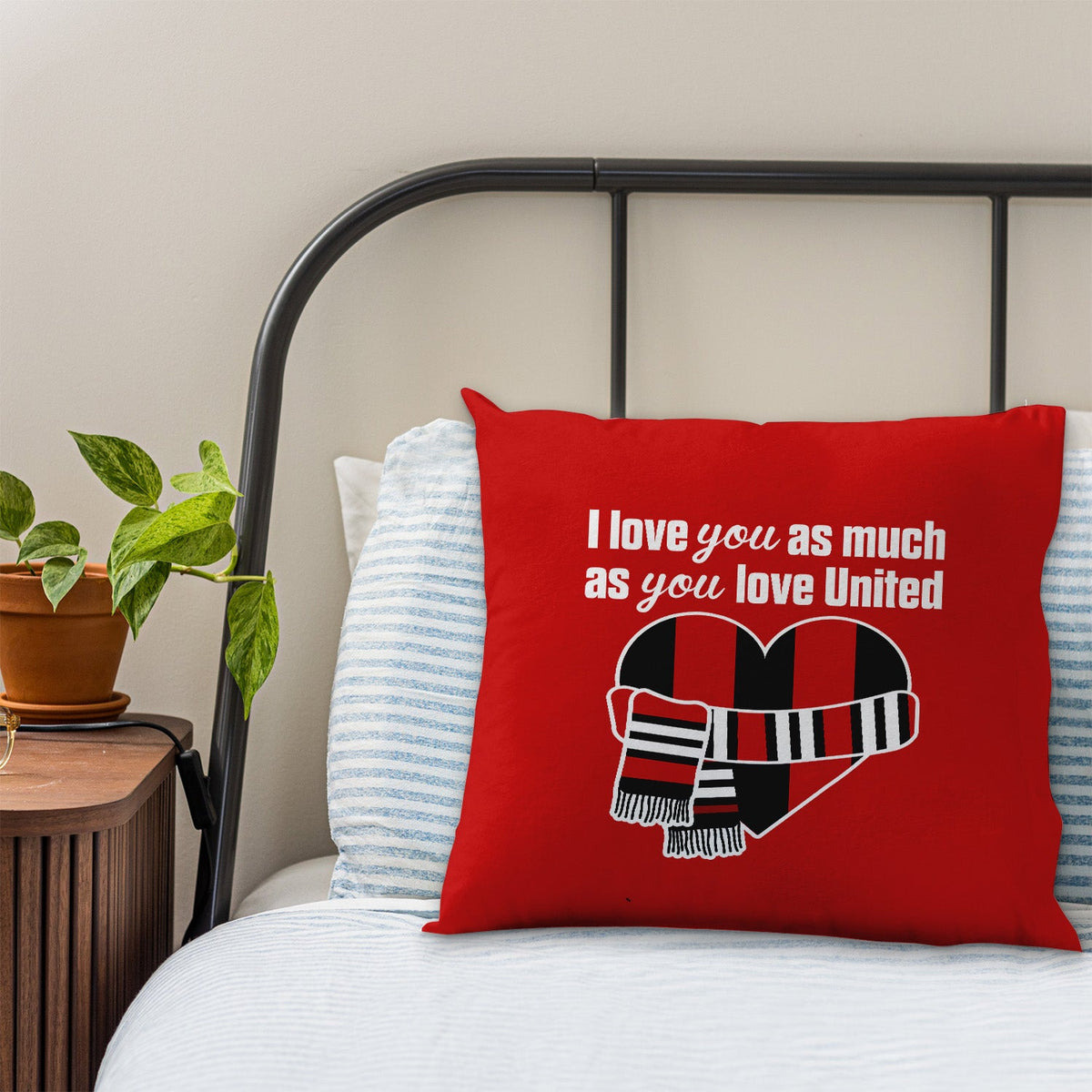 Love You as much as You Love United - 45cm Cushion