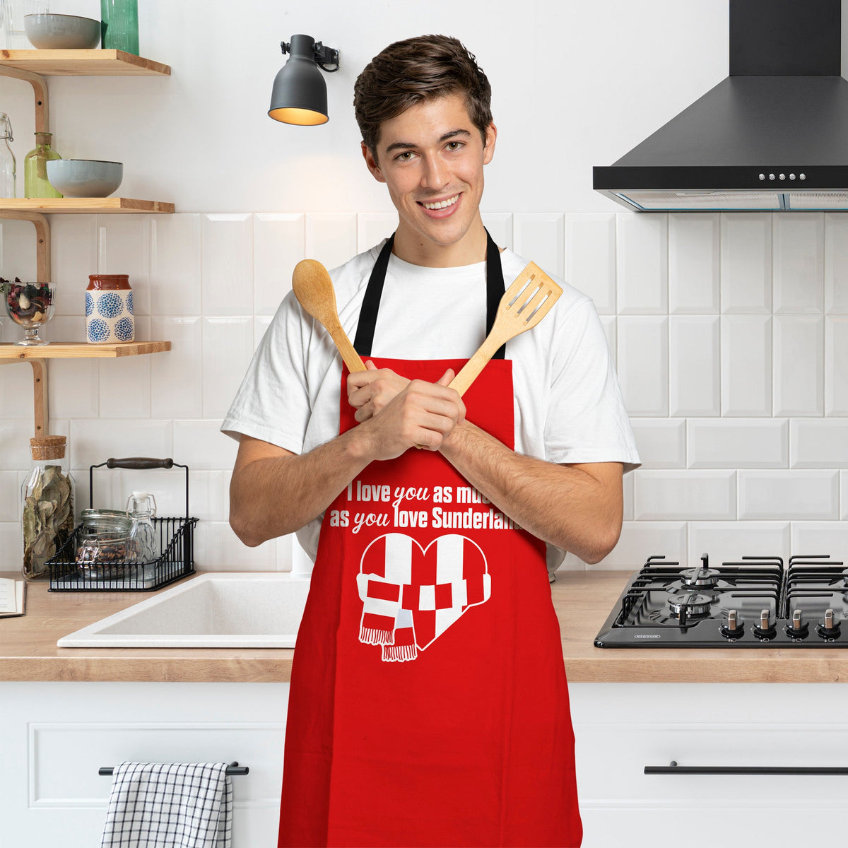 Love you as much as You Love Sunderland - Novelty Apron
