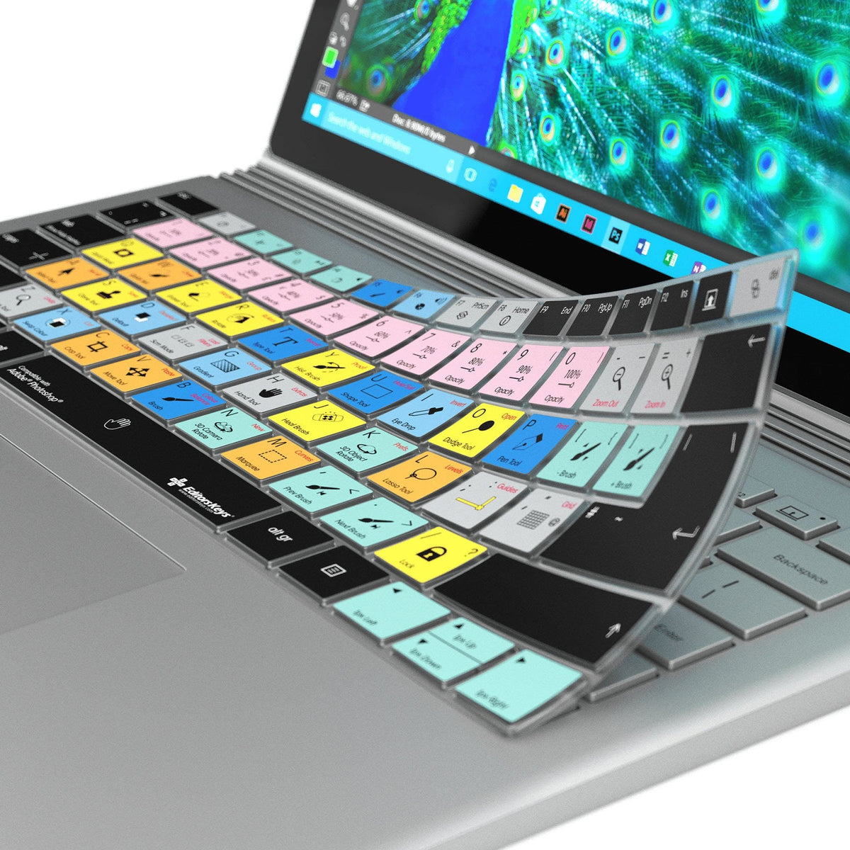 Adobe Photoshop Keyboard Covers for Microsoft Surface Line