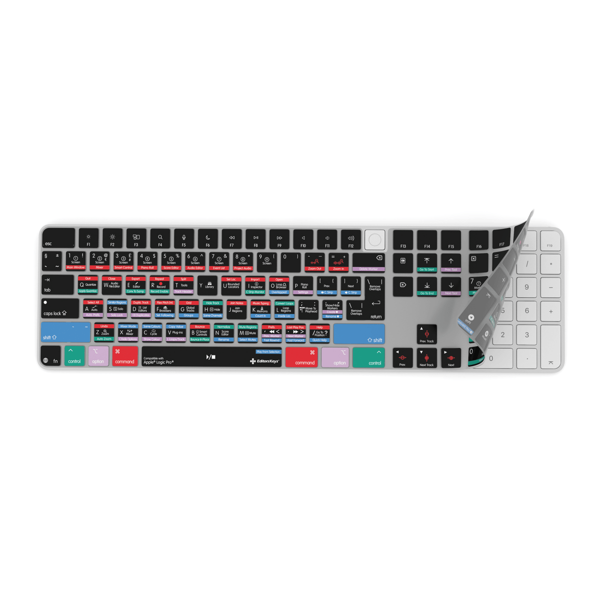 Apple Logic Pro Keyboard Covers for MacBook and iMac