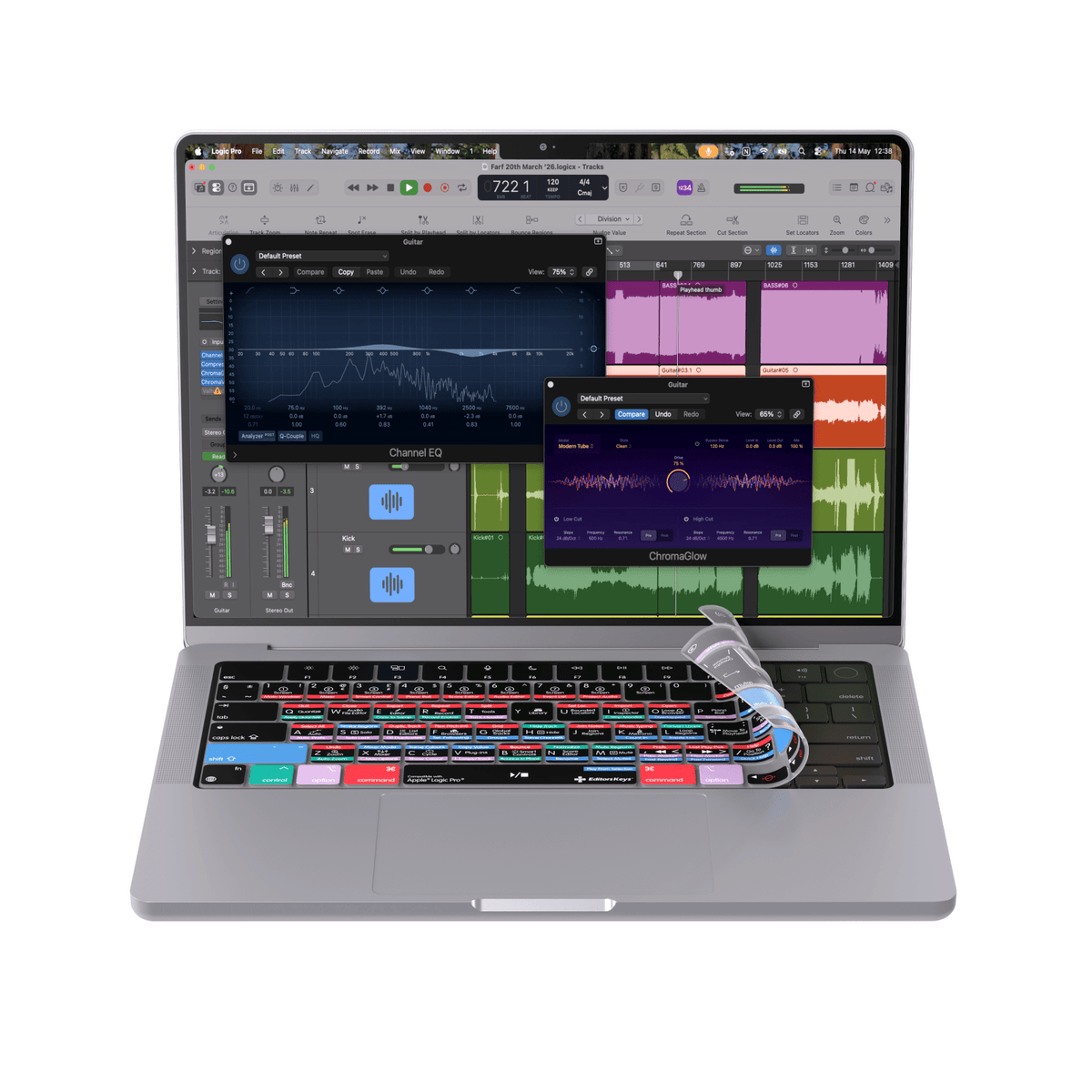 Apple Logic Pro Keyboard Covers for MacBook and iMac
