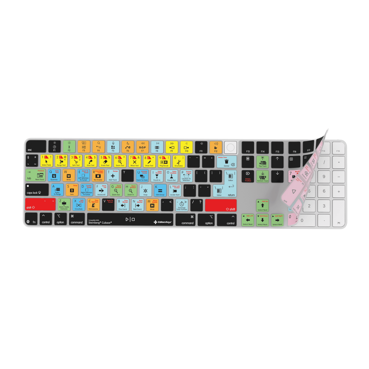 Keyboard Cover designed for Steinberg Cubase | for MacBook and iMac