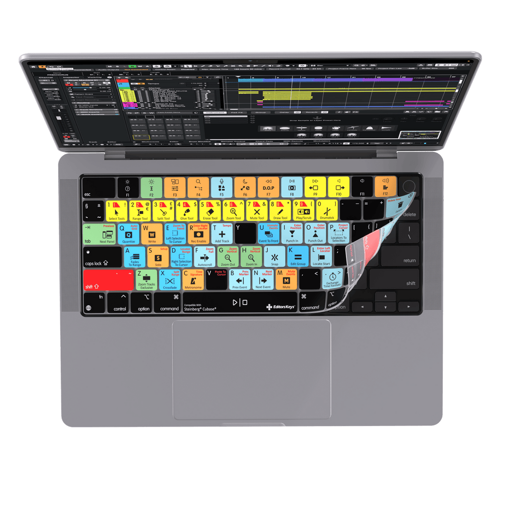 Keyboard Cover designed for Steinberg Cubase | for MacBook and iMac