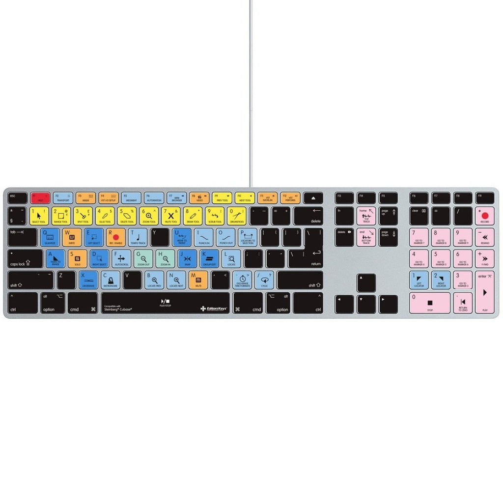 Keyboard Cover designed for Steinberg Cubase | for MacBook and iMac