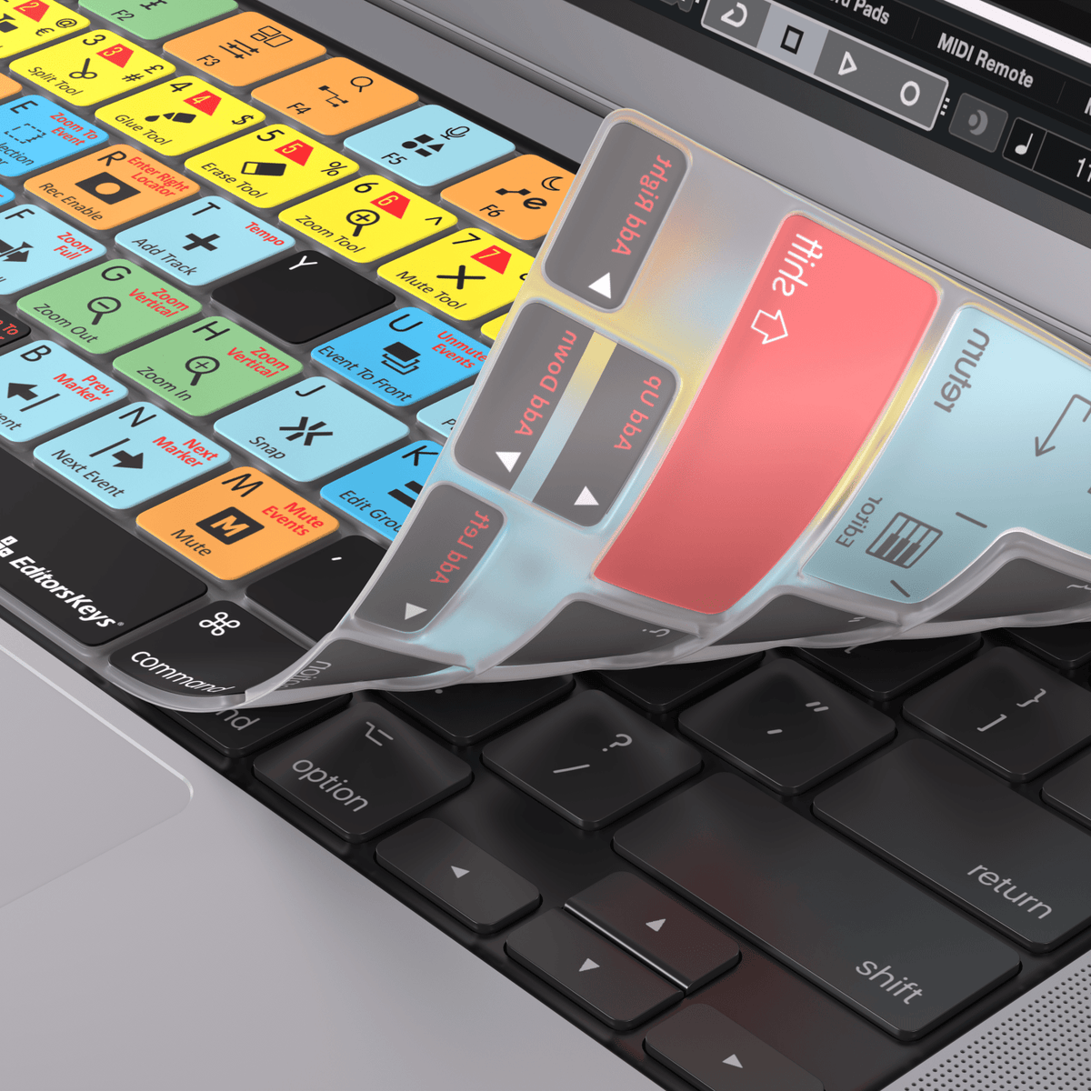 Keyboard Cover designed for Steinberg Cubase | for MacBook and iMac