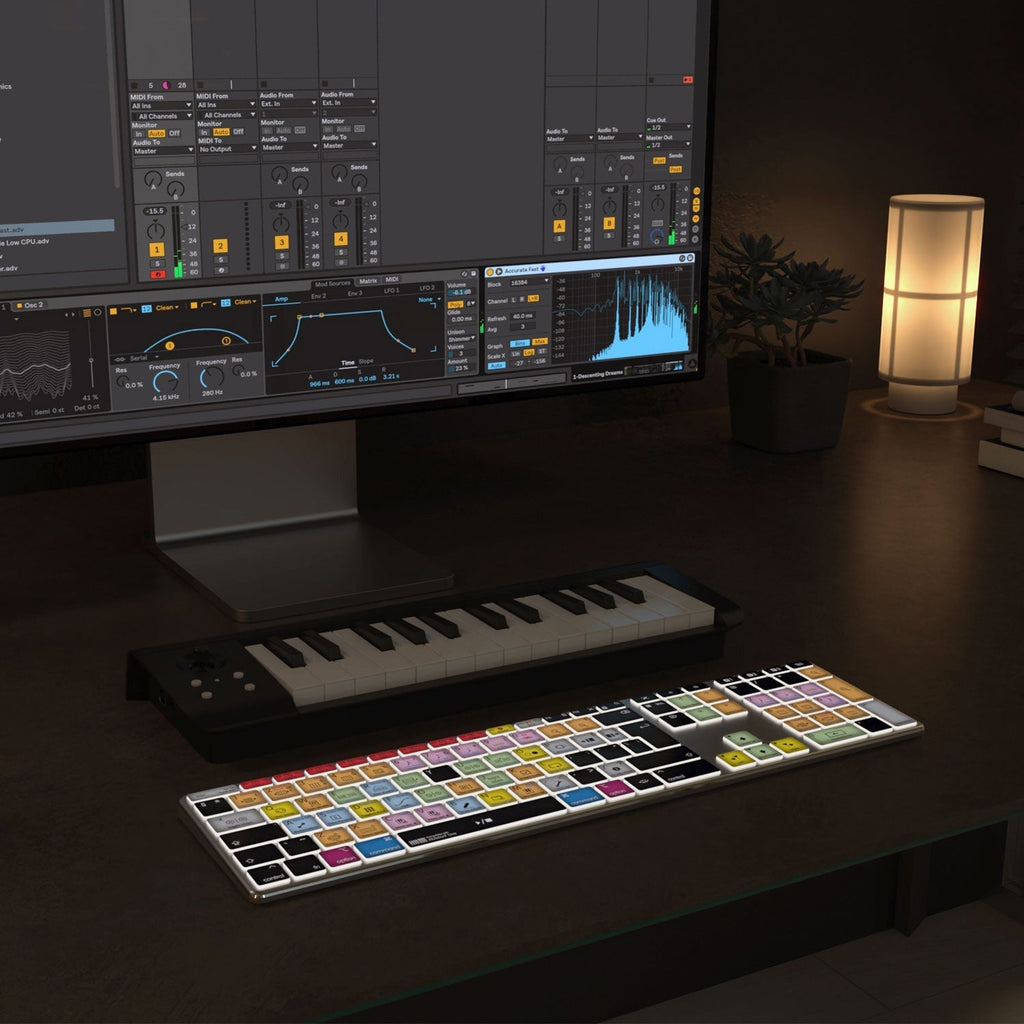 Ableton Live Keyboard | AB10 Backlit | Wired & Wireless | Mac & PC