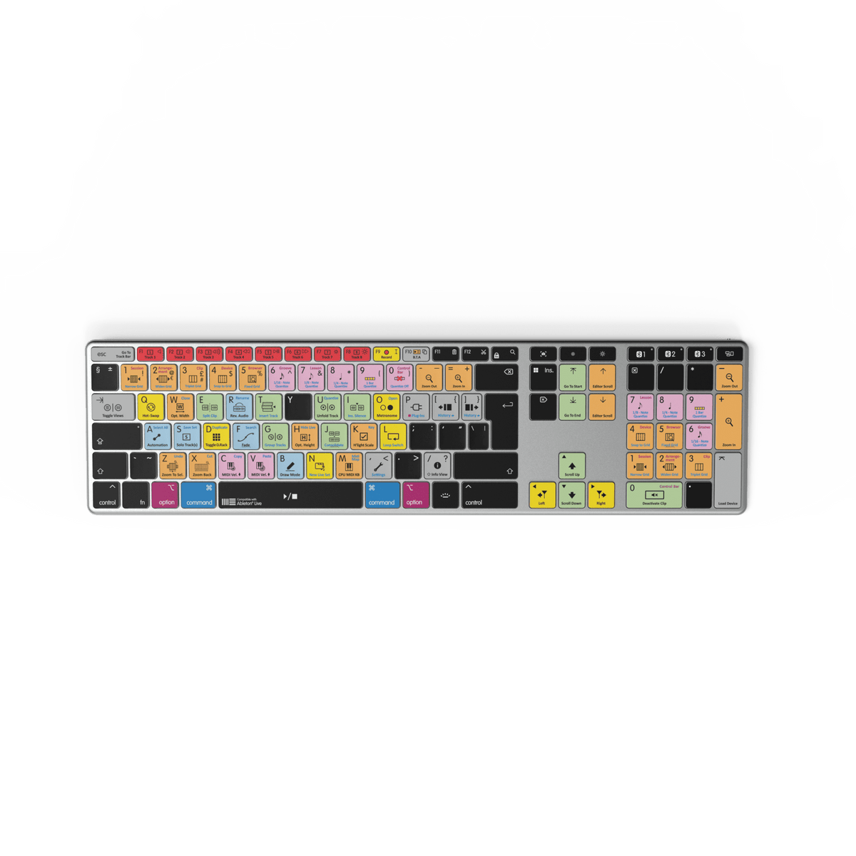 Ableton Live Keyboard | AB10 Backlit | Wired & Wireless | Mac & PC