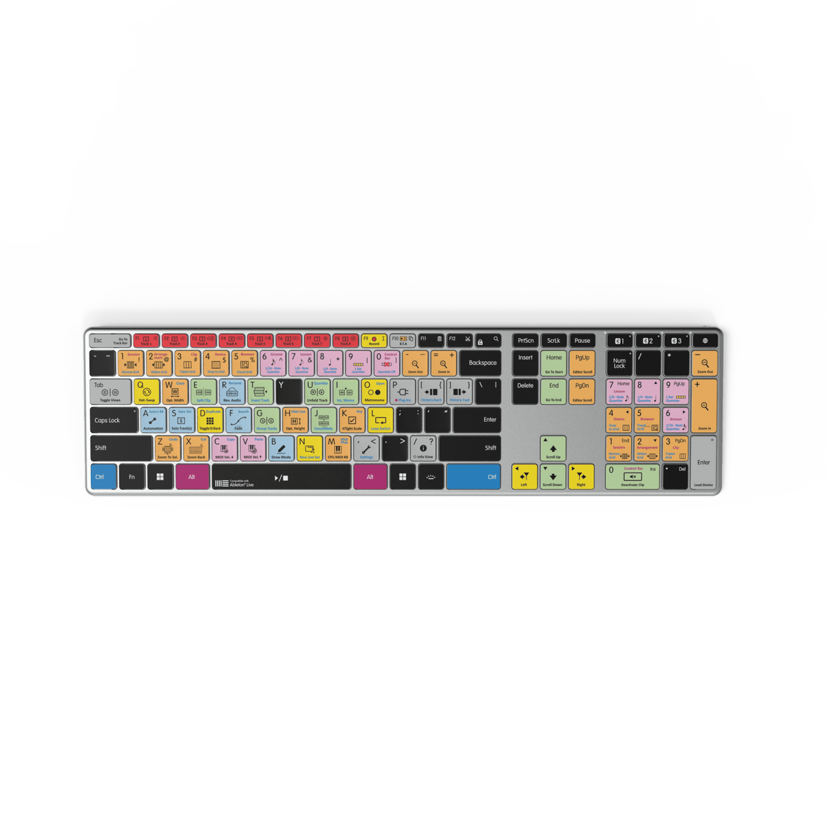 Ableton Live Keyboard | AB10 Backlit | Wired & Wireless | Mac & PC