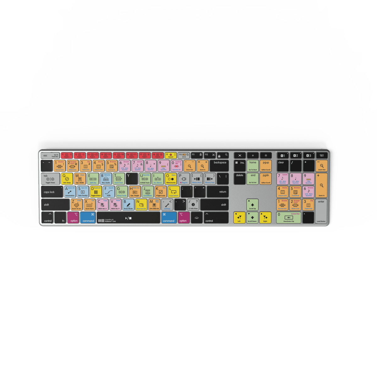 Ableton Live Keyboard | AB10 Backlit | Wired & Wireless | Mac & PC