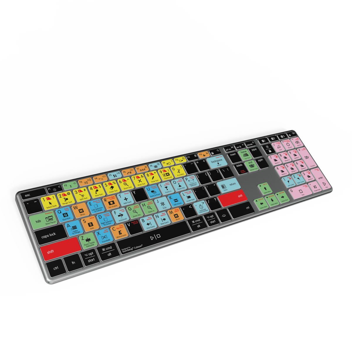 Cubase Compatible Keyboard | AB10 Backlit | Wired & Wireless | Mac & PC