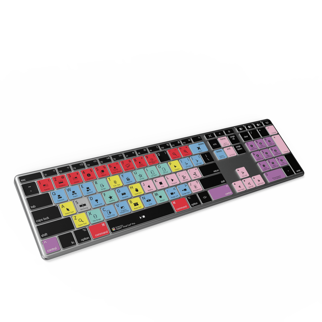Final Cut Pro Keyboard | AB10 Backlit | Wired & Wireless | Mac
