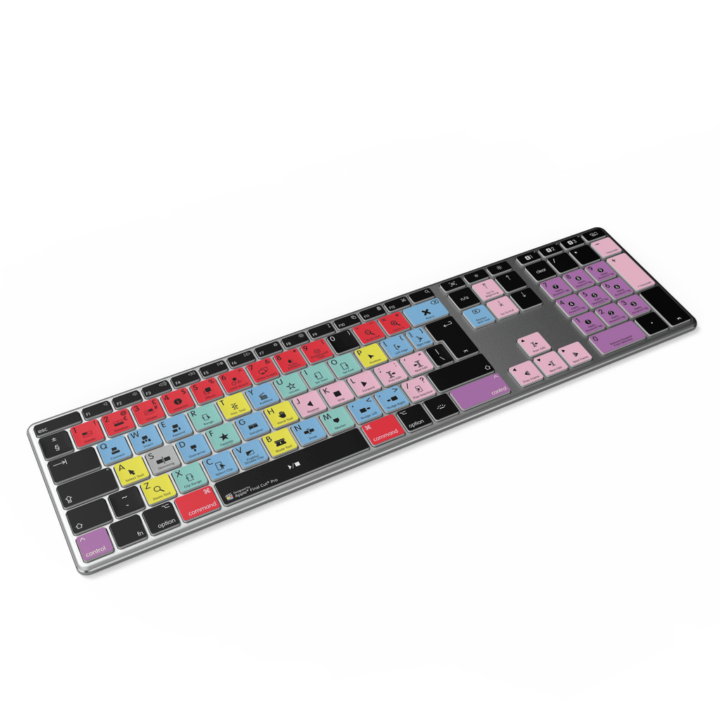 Final Cut Pro Keyboard | AB10 Backlit | Wired & Wireless | Mac