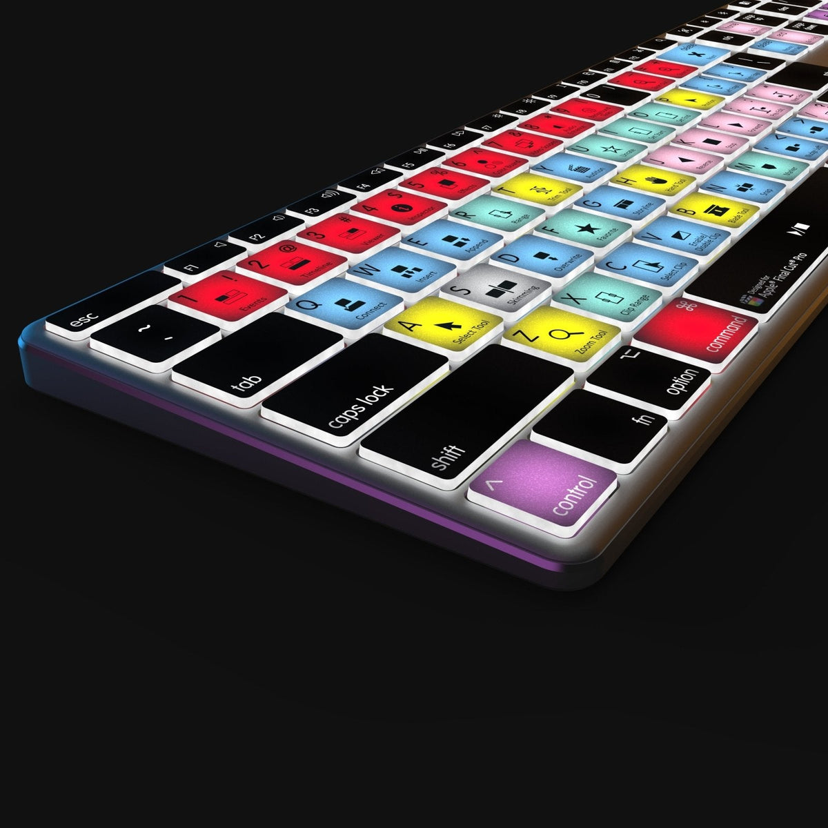 Final Cut Pro Keyboard | AB10 Backlit | Wired & Wireless | Mac