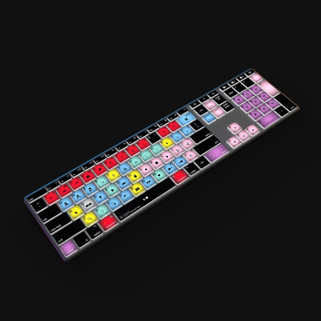 Final Cut Pro Keyboard | AB10 Backlit | Wired & Wireless | Mac