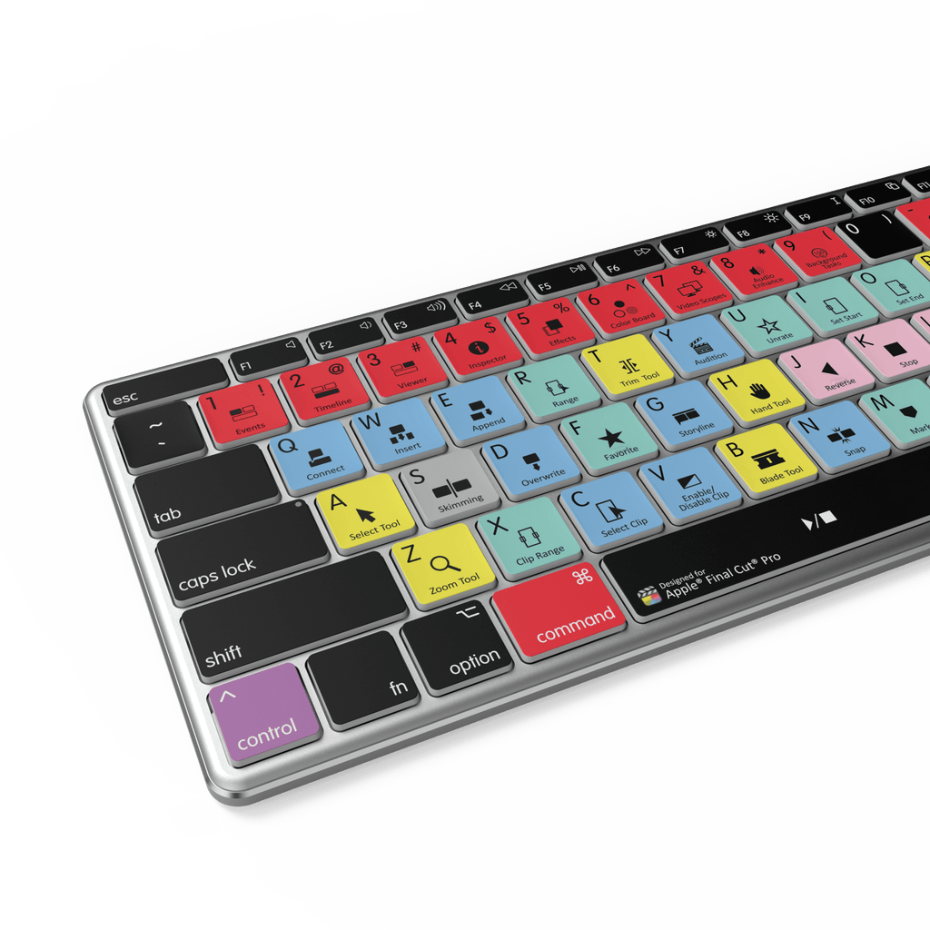Final Cut Pro Keyboard | AB10 Backlit | Wired & Wireless | Mac