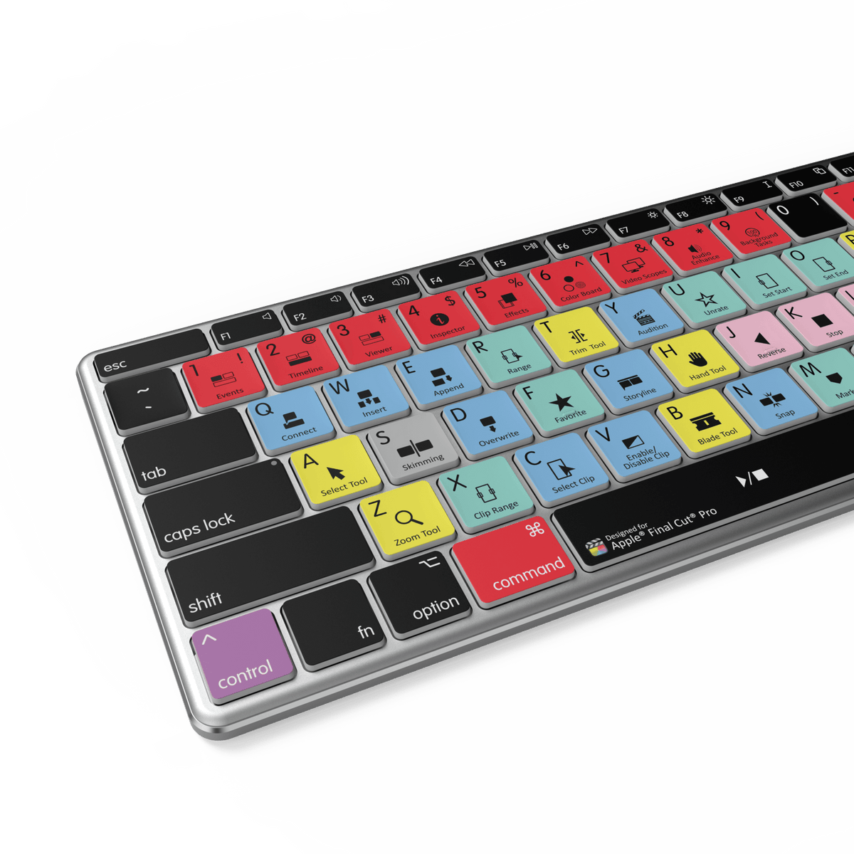 Final Cut Pro Keyboard | AB10 Backlit | Wired & Wireless | Mac