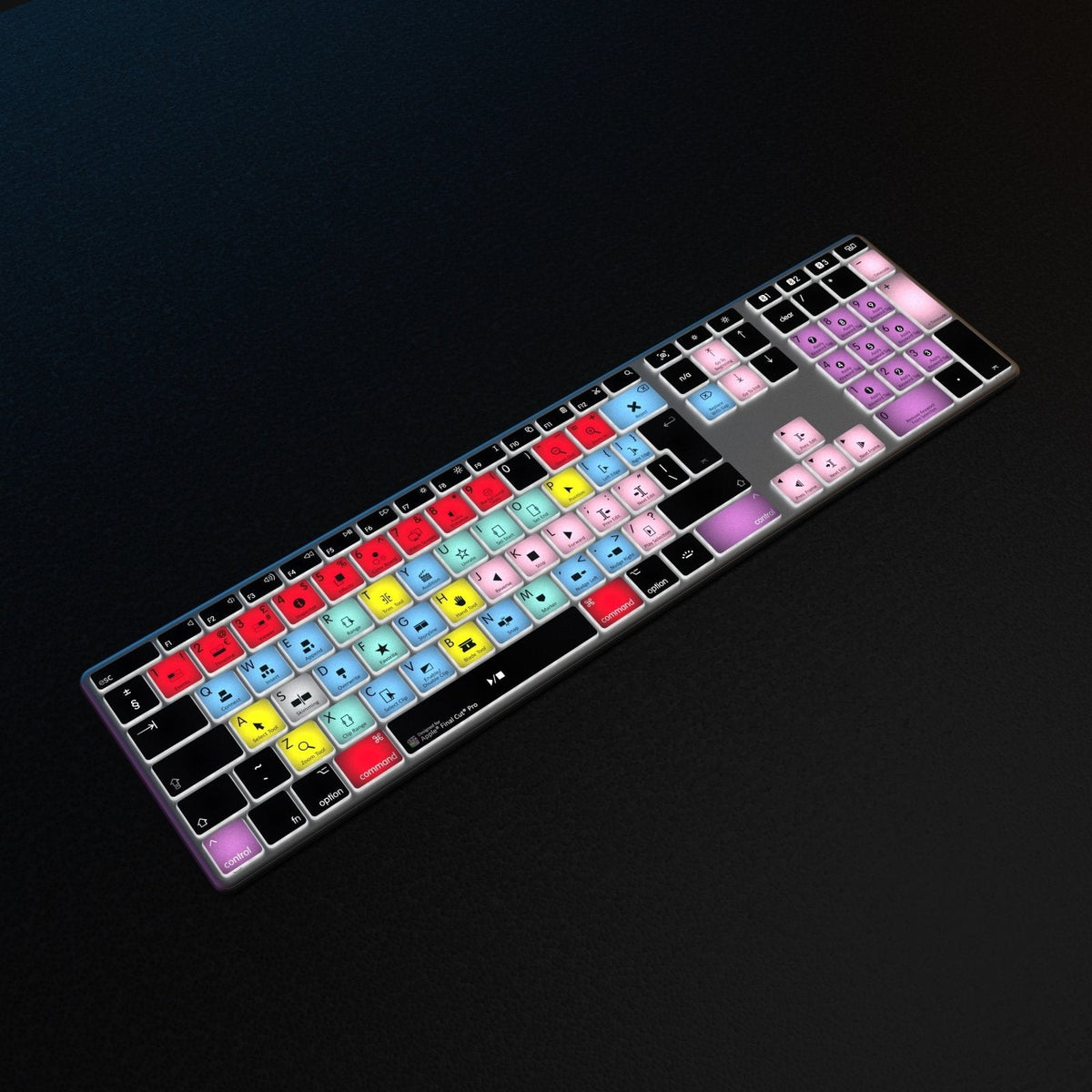Final Cut Pro Keyboard | AB10 Backlit | Wired & Wireless | Mac