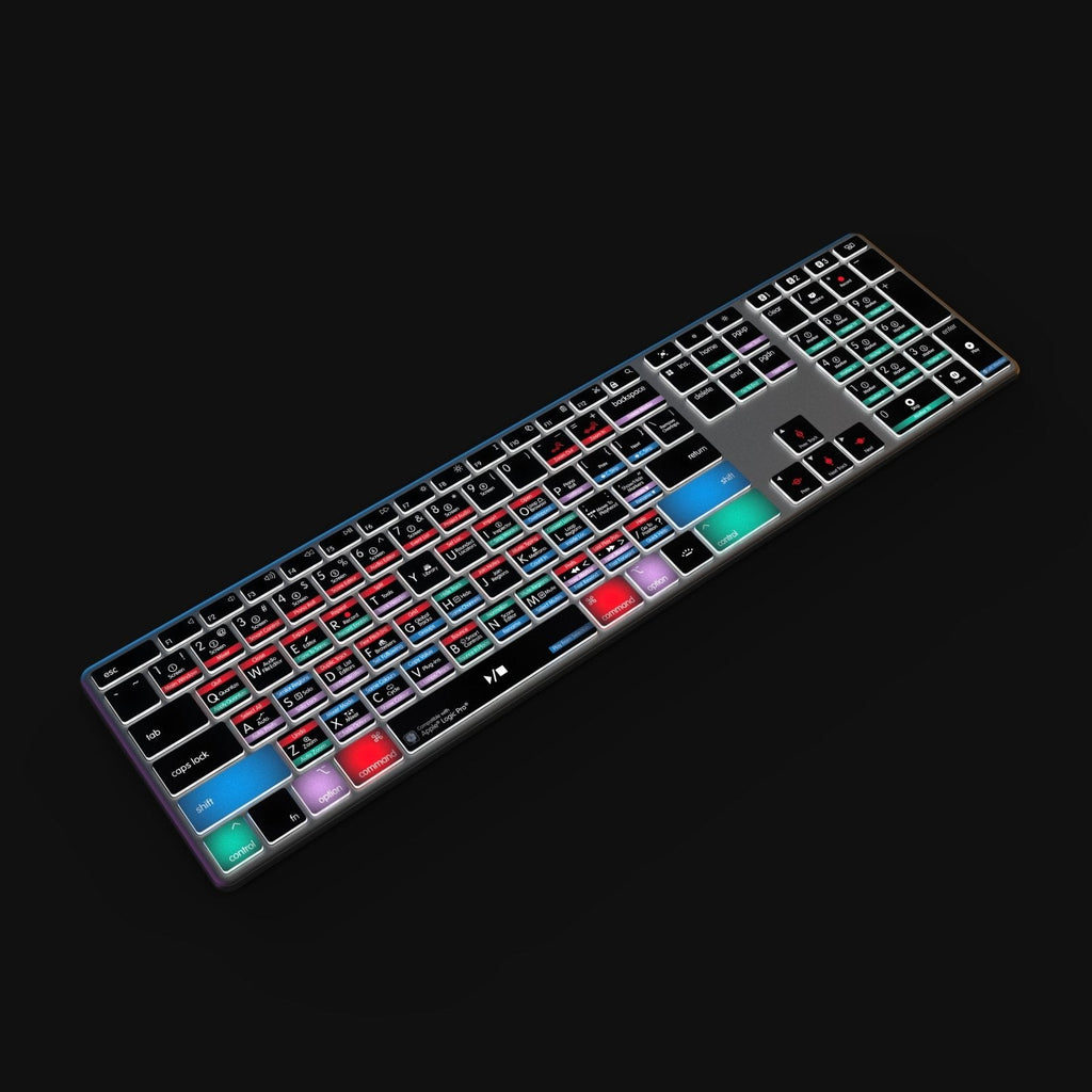 Logic Pro Keyboard | AB10 Backlit | Wired & Wireless | Mac