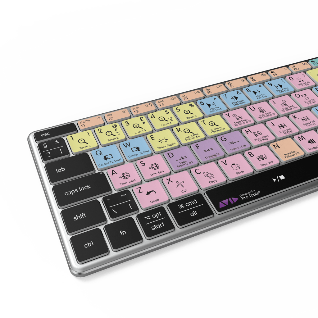 Pro Tools Keyboard | AB10 Backlit | Wired & Wireless | Mac & PC