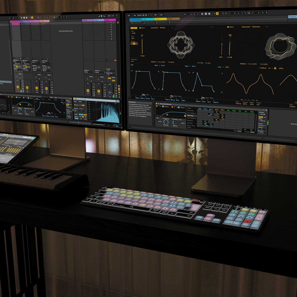 Pro Tools Keyboard | AB10 Backlit | Wired & Wireless | Mac & PC