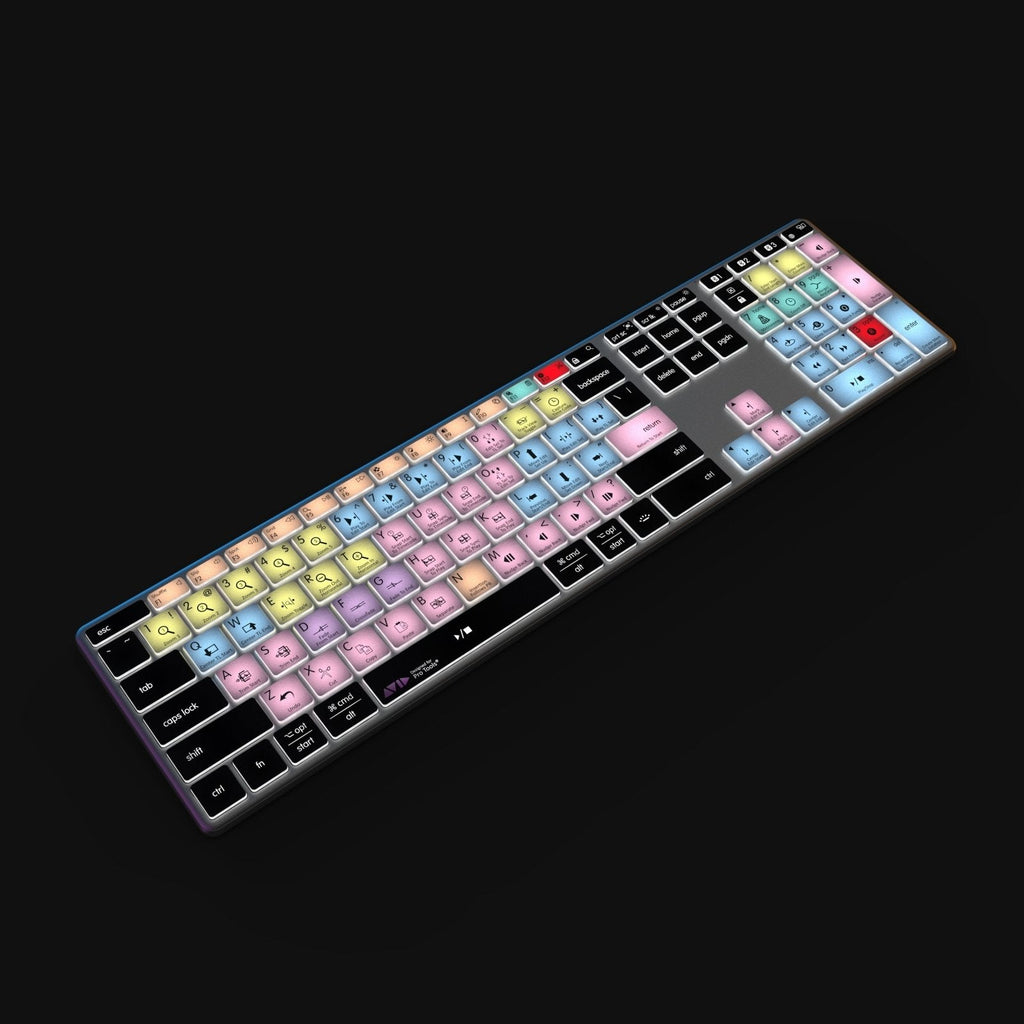 Pro Tools Keyboard | AB10 Backlit | Wired & Wireless | Mac & PC