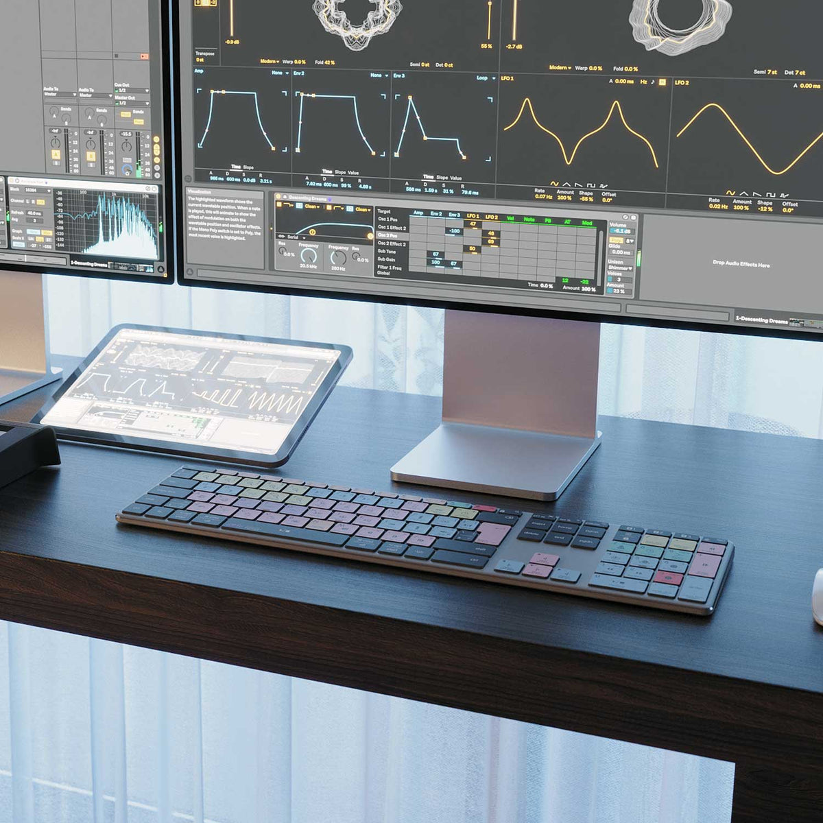 Pro Tools Keyboard | AB10 Backlit | Wired & Wireless | Mac & PC
