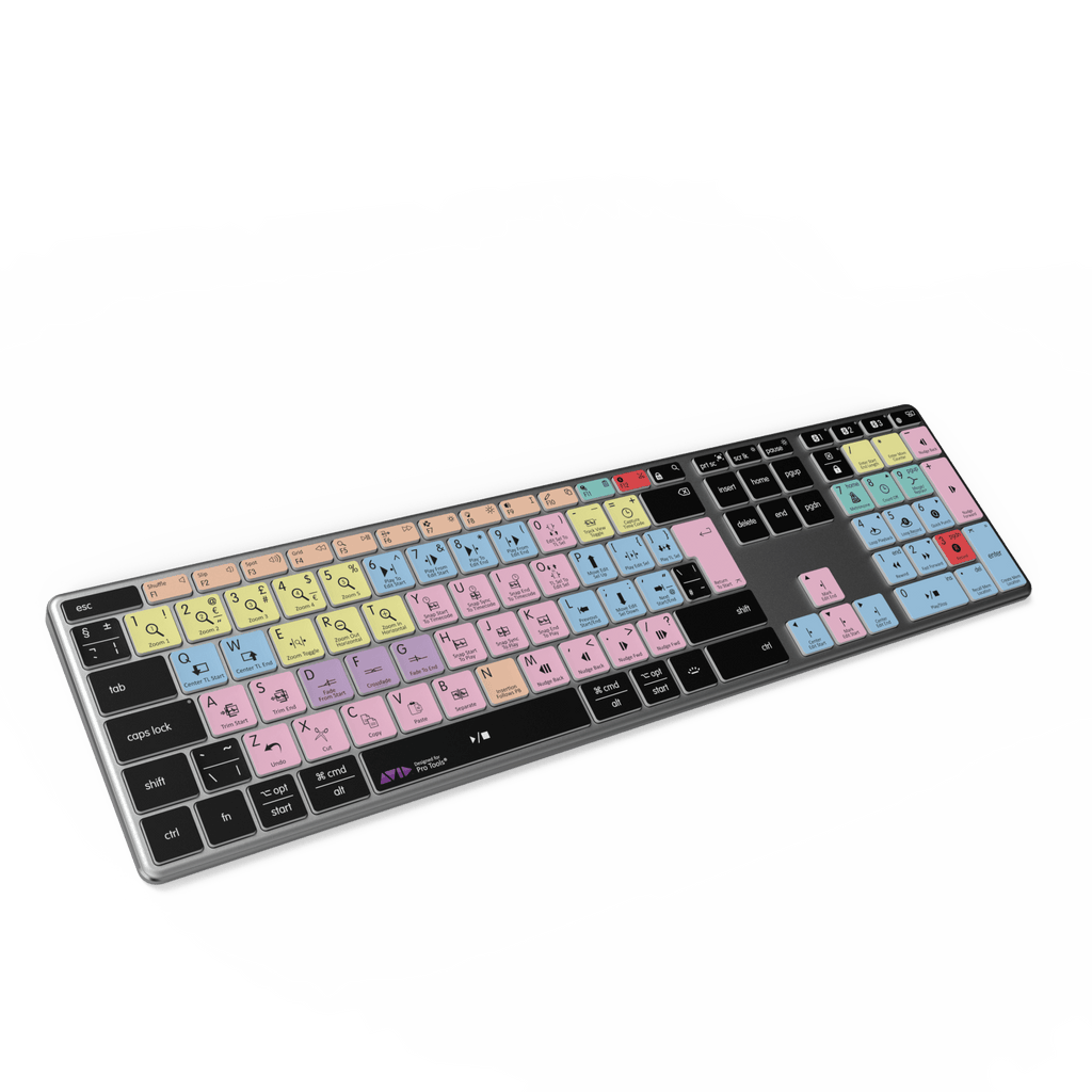 Pro Tools Keyboard | AB10 Backlit | Wired & Wireless | Mac & PC