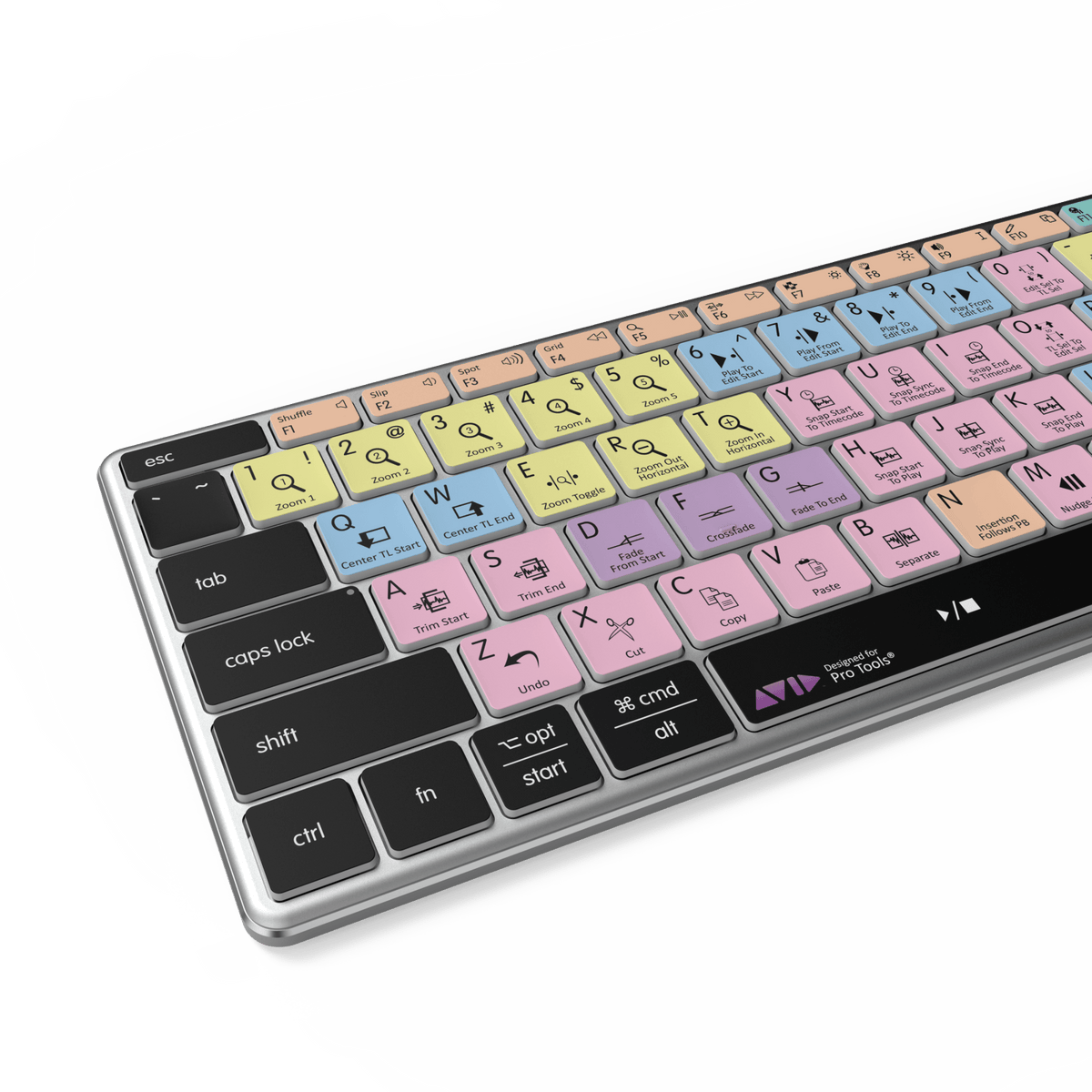 Pro Tools Keyboard | AB10 Backlit | Wired & Wireless | Mac & PC