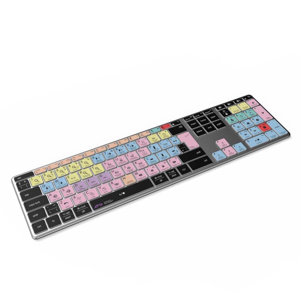 Pro Tools Keyboard | AB10 Backlit | Wired & Wireless | Mac & PC
