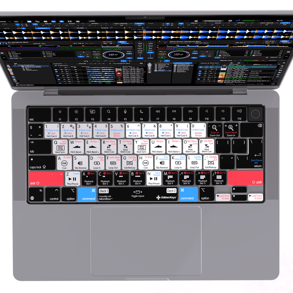 RekordBox Keyboard Covers for MacBook Pro