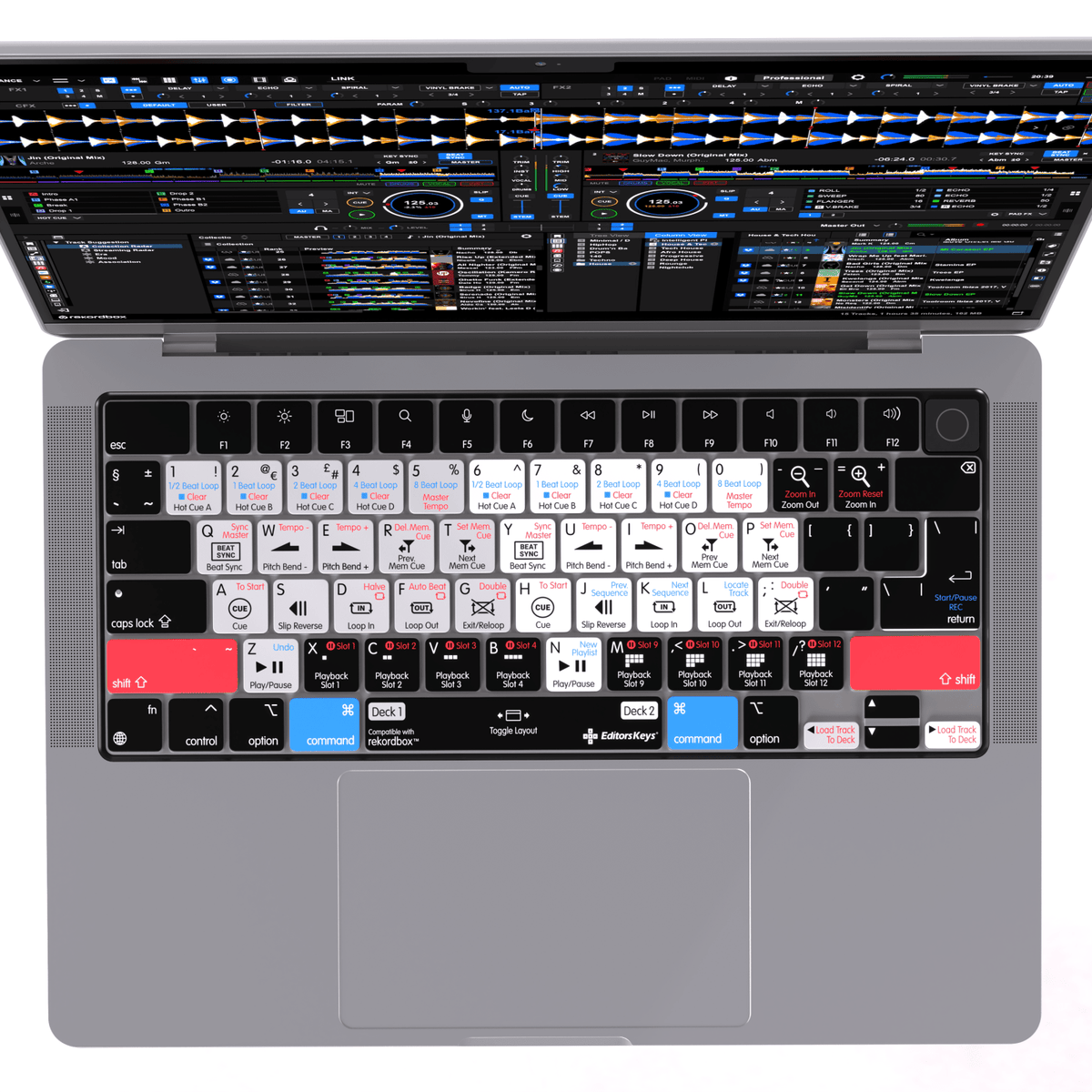 RekordBox Keyboard Covers for MacBook Pro