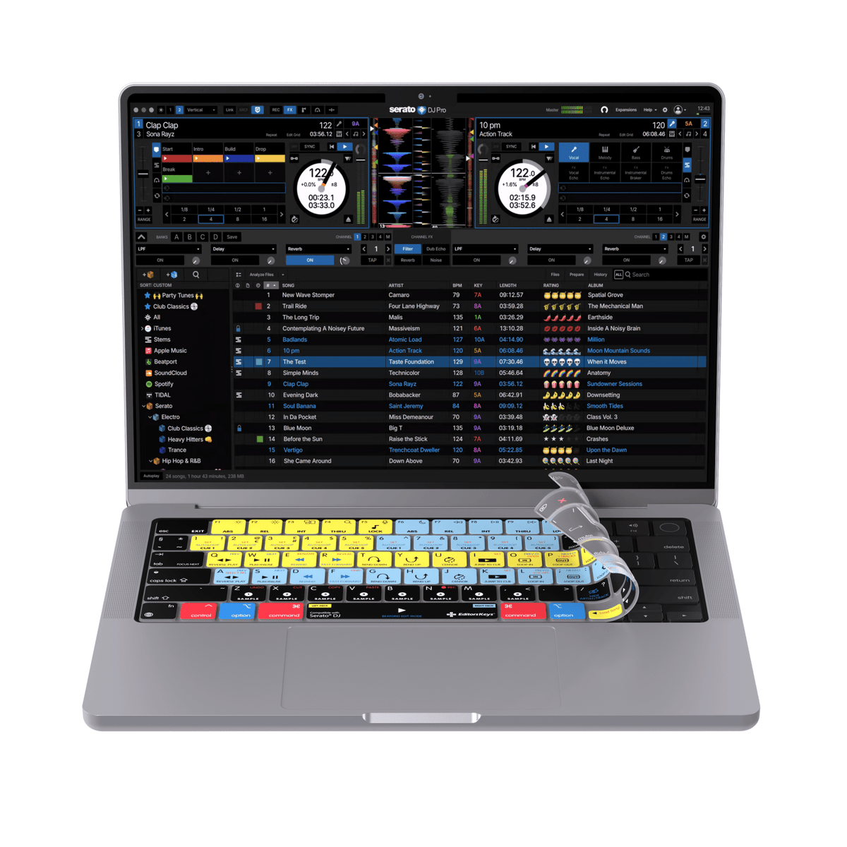 Serato DJ Keyboard Covers for MacBook and iMac
