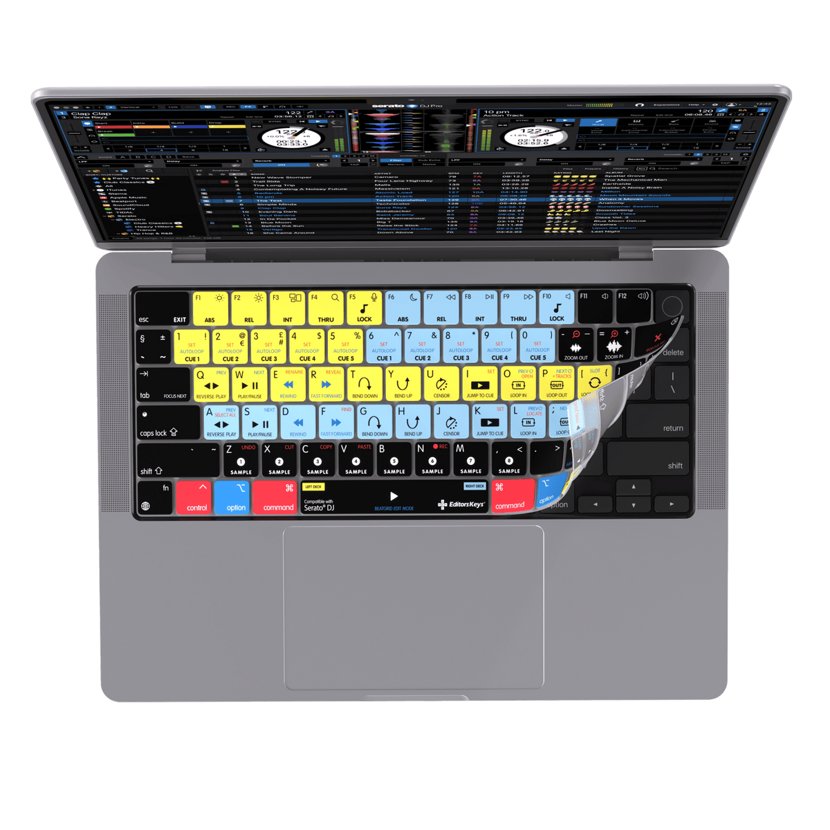 Serato DJ Keyboard Covers for MacBook and iMac