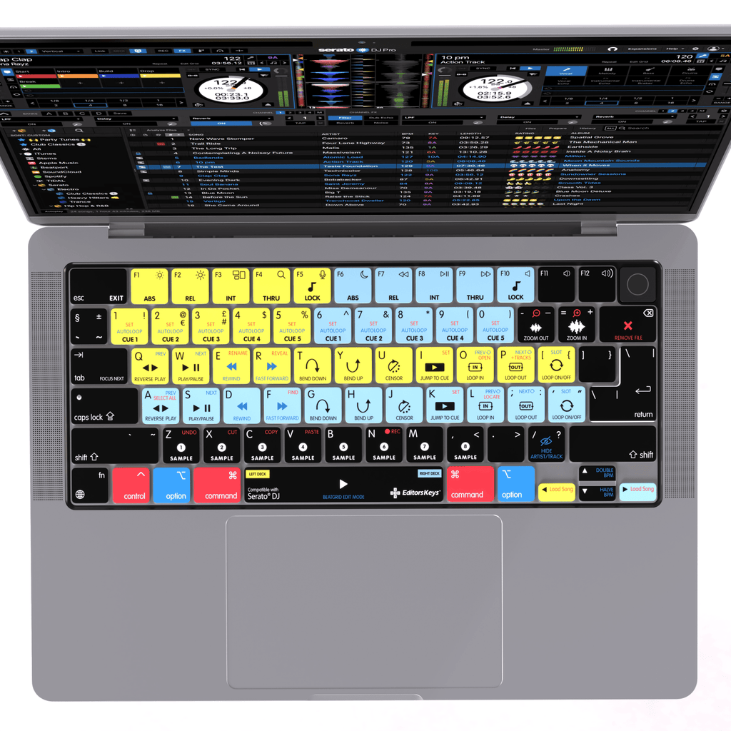 Serato DJ Keyboard Covers for MacBook and iMac
